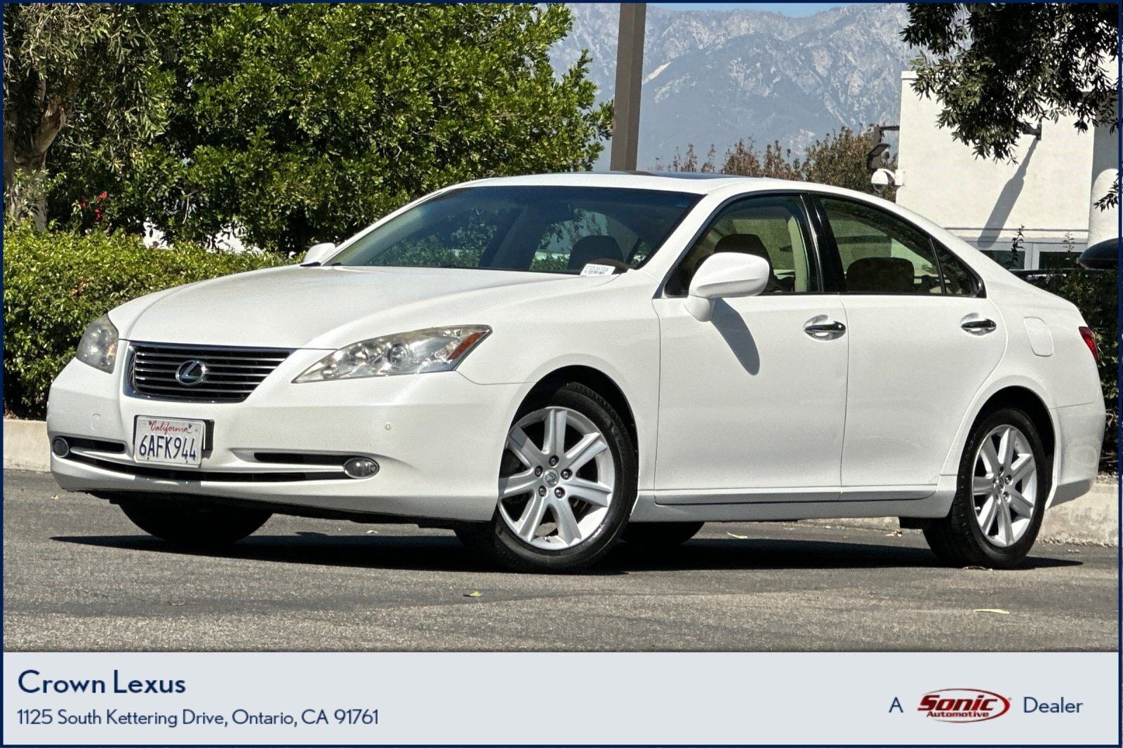 2007 LEXUS ES