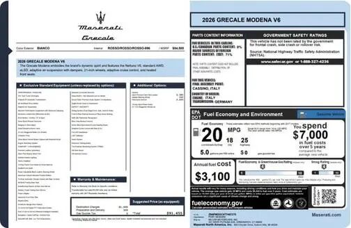 2026 MASERATI Grecale