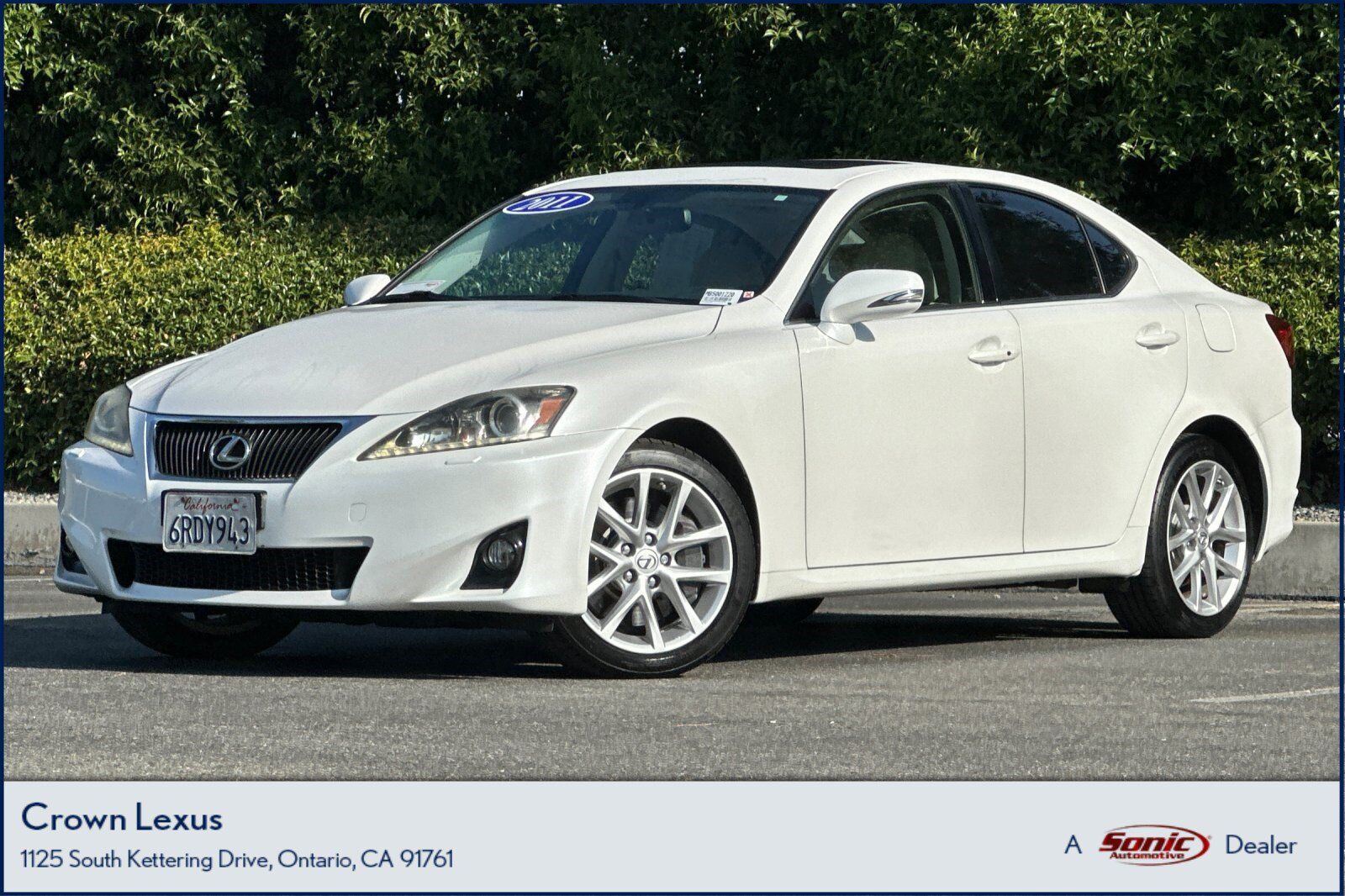 2011 LEXUS IS