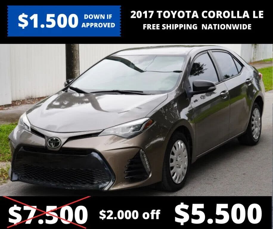 2017 TOYOTA Corolla