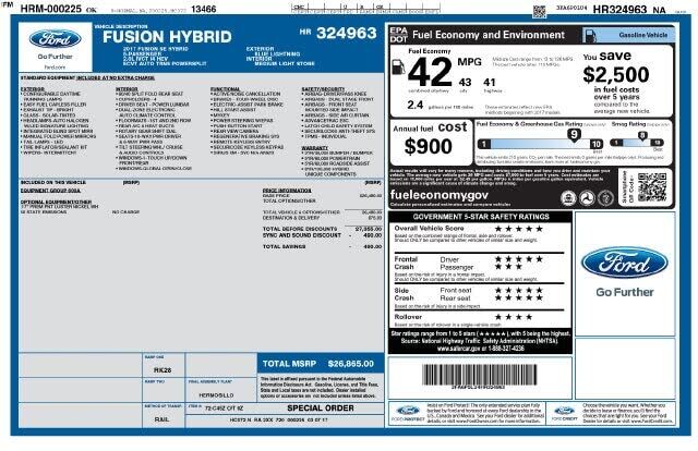 2017 FORD Fusion