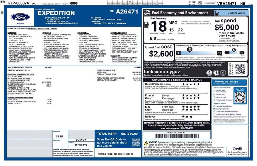 2027 FORD Expedition