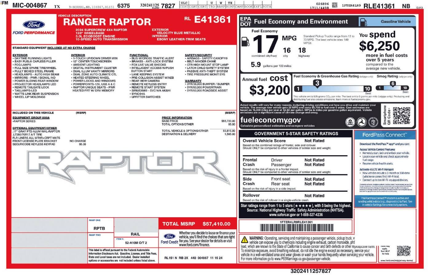 2024 FORD Ranger