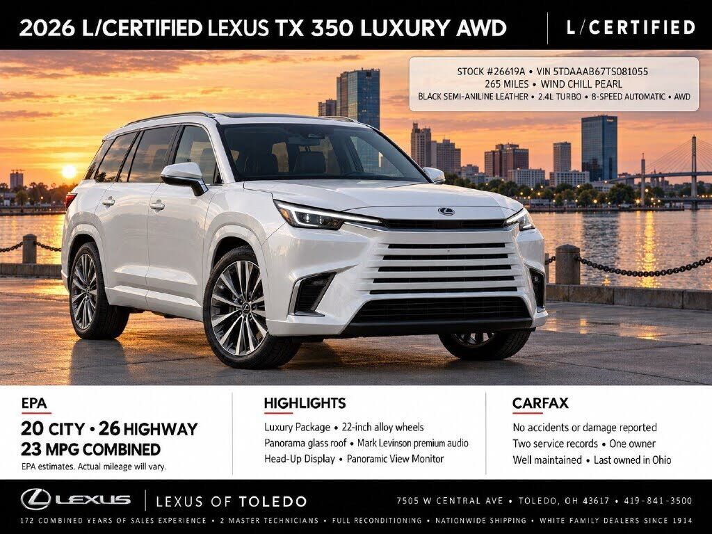 2026 LEXUS TX