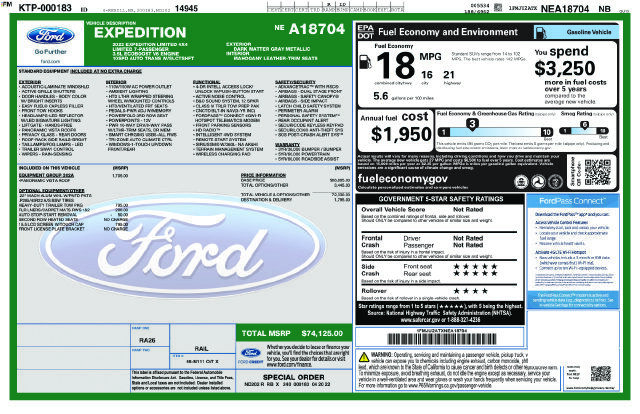 2022 FORD Expedition
