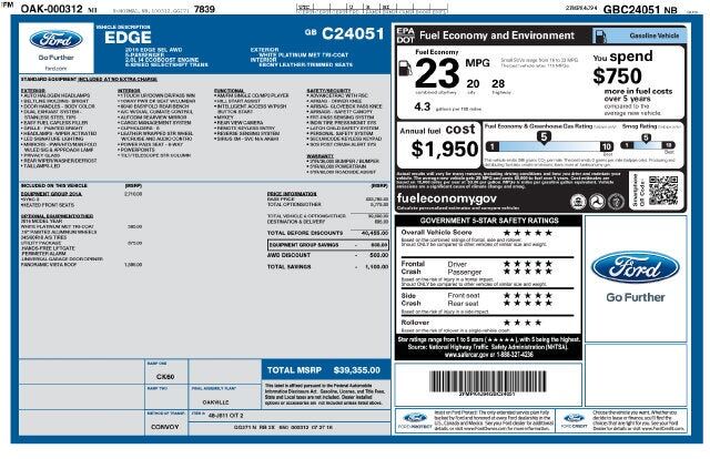 2016 FORD Edge