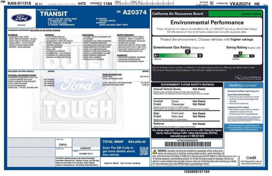 2027 FORD Transit