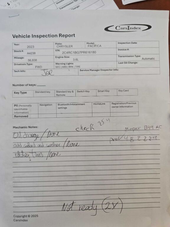 2023 CHRYSLER Pacifica