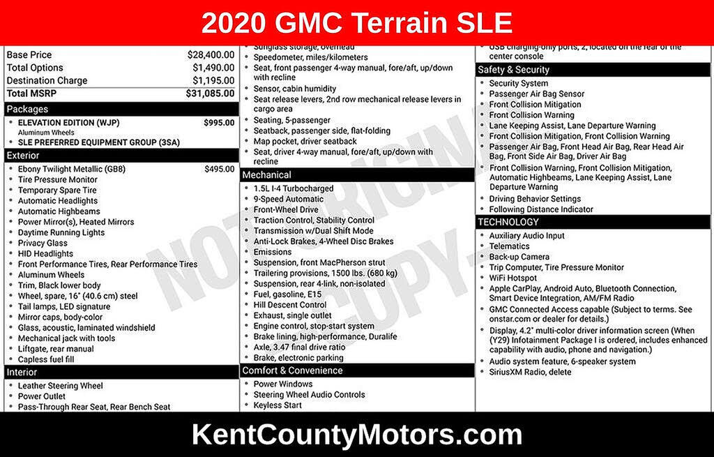 2020 GMC Terrain