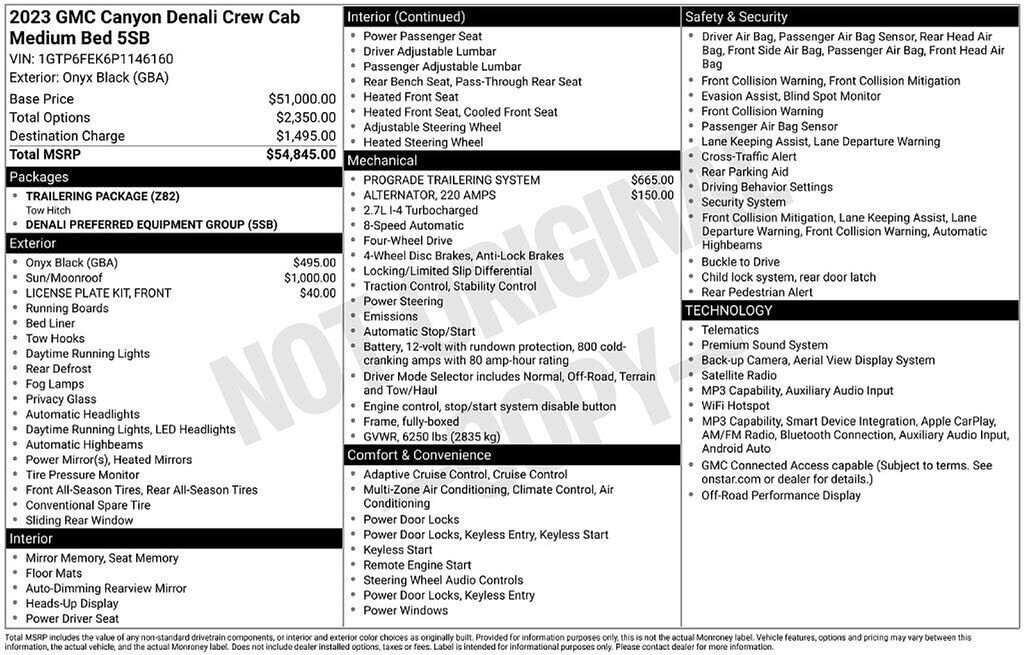 2023 GMC Canyon