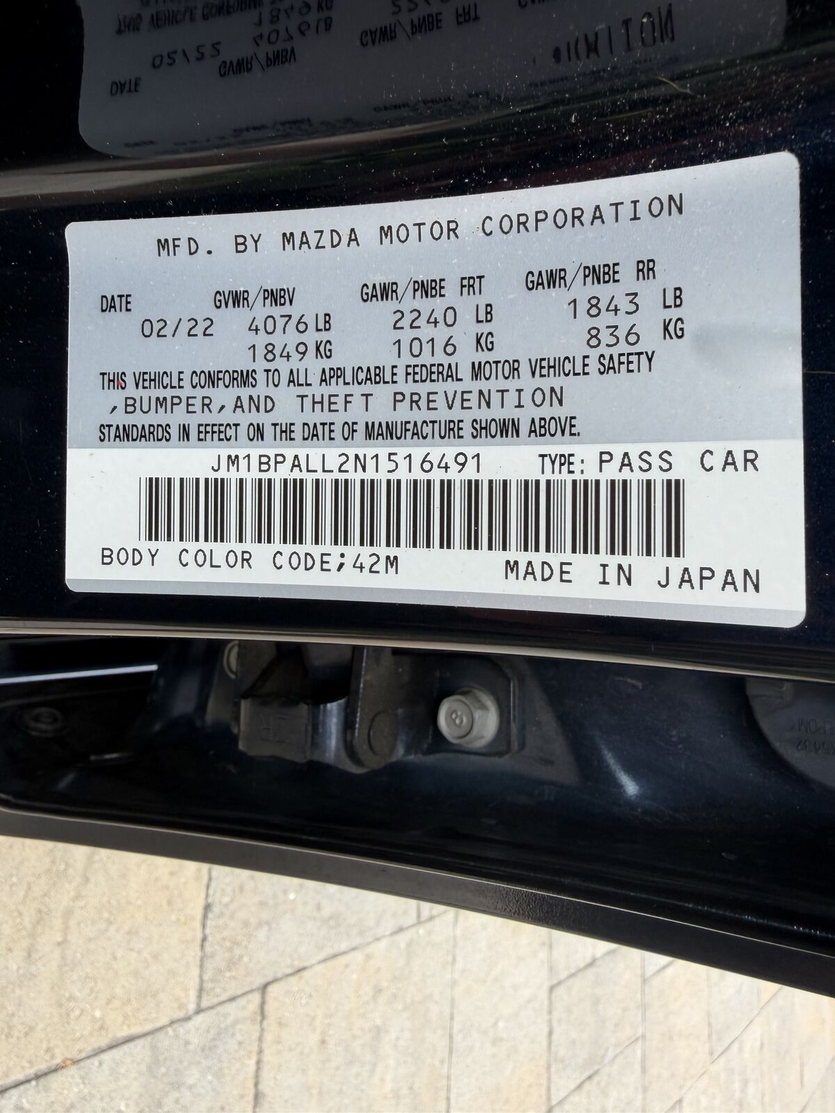 2022 MAZDA Mazda3