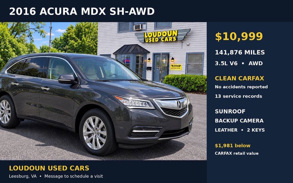 2016 ACURA MDX