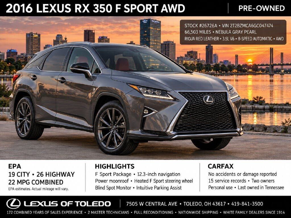 2016 LEXUS RX