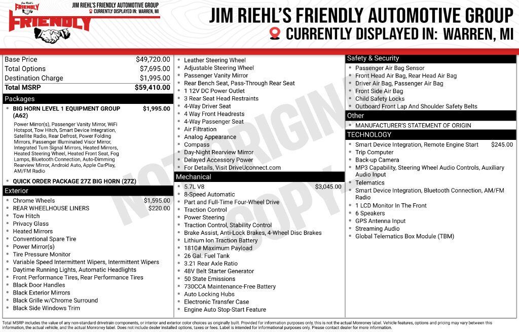 2023 RAM 1500