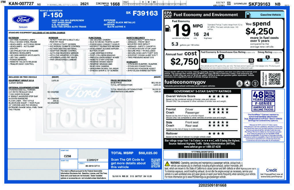2025 FORD F-150