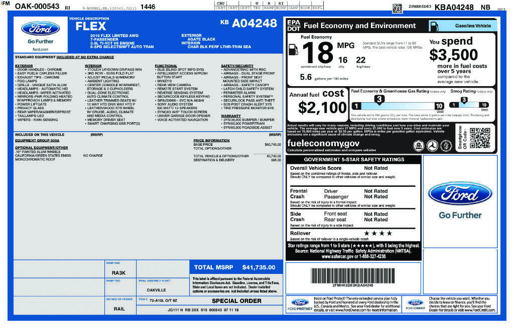 2019 FORD Flex