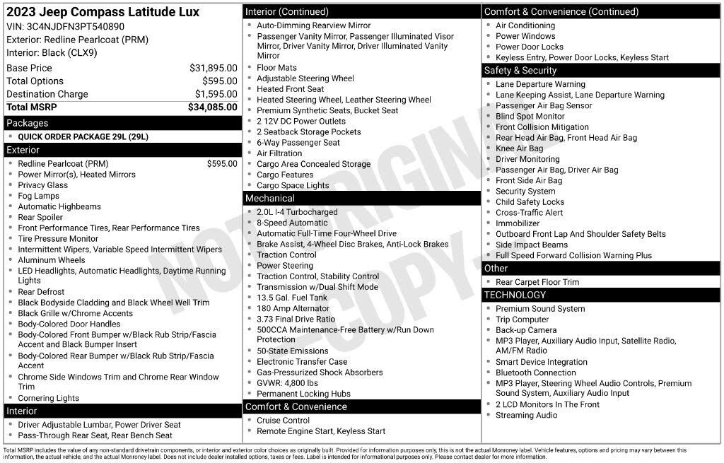 2023 JEEP Compass