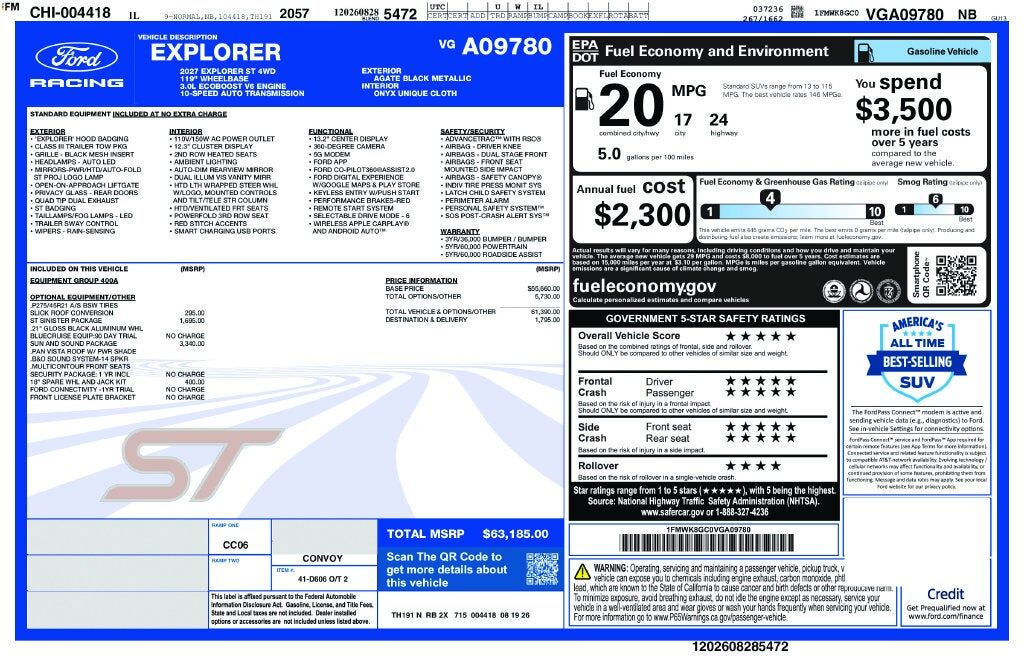 2027 FORD Explorer