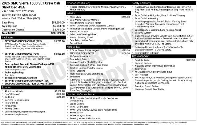 2026 GMC Sierra
