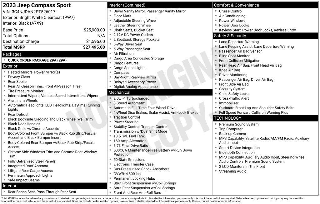 2023 JEEP Compass