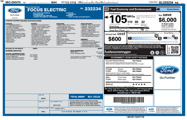 2016 FORD Focus