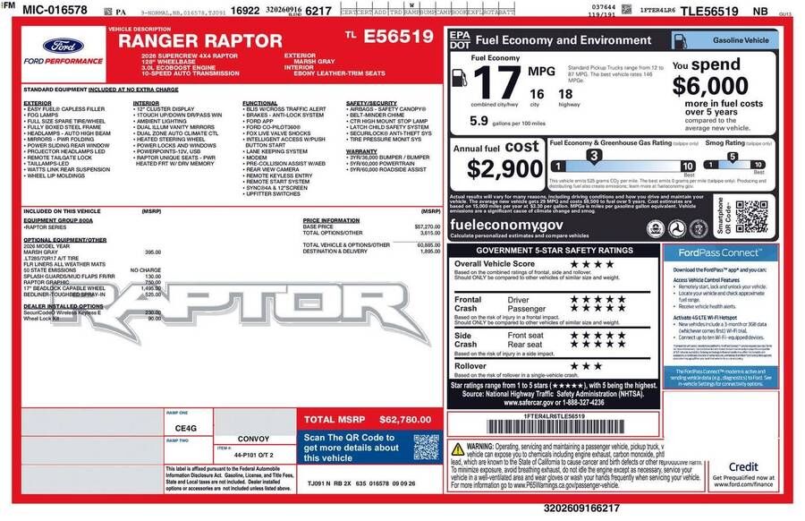 2026 FORD Ranger
