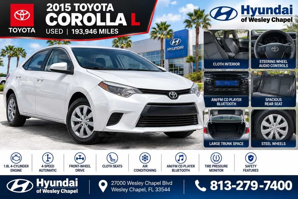 2015 TOYOTA Corolla