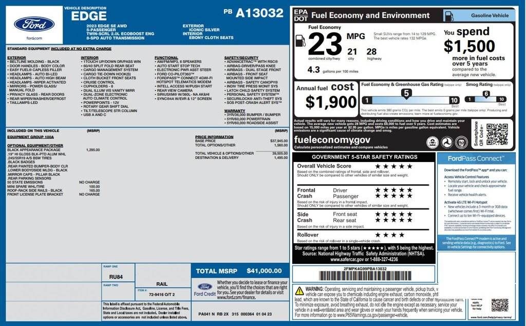 2023 FORD Edge