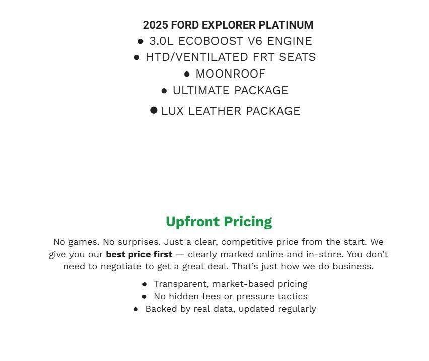 2025 FORD Explorer