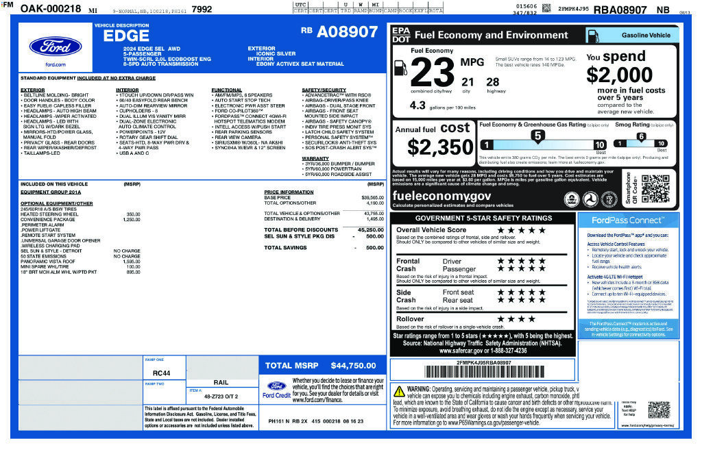 2024 FORD Edge