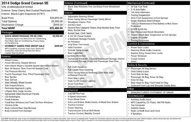 2014 DODGE Grand Caravan