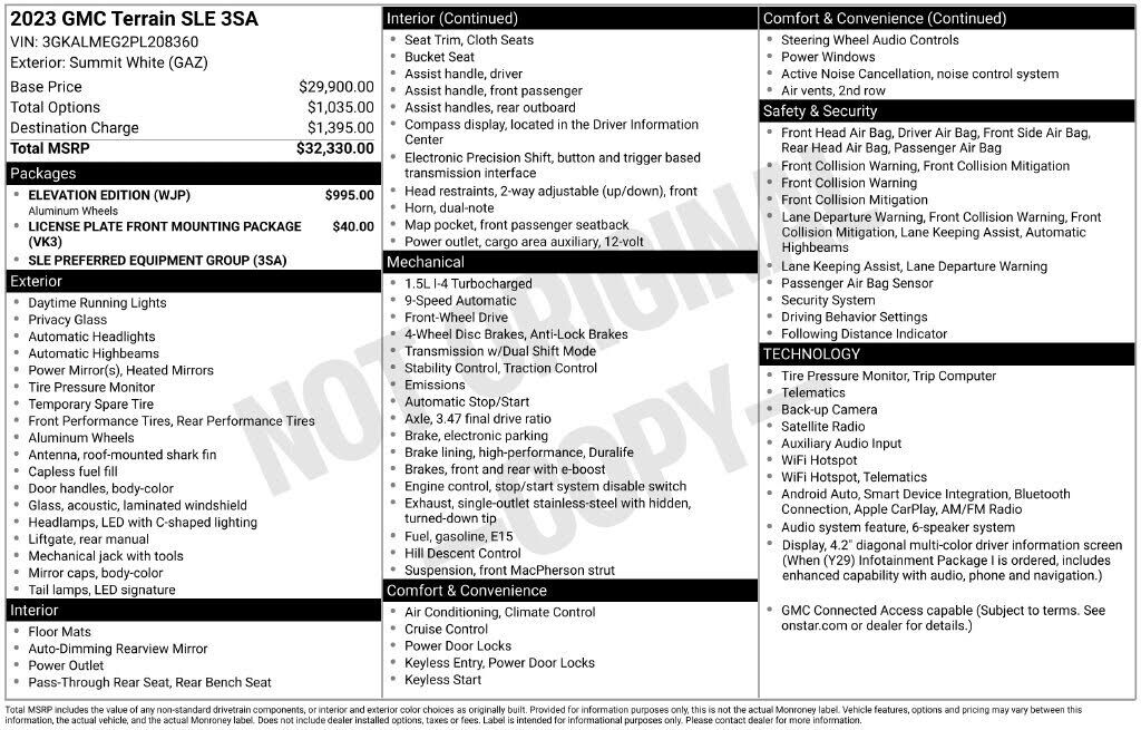 2023 GMC Terrain