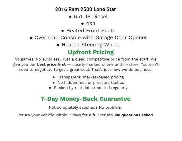 2016 RAM 2500
