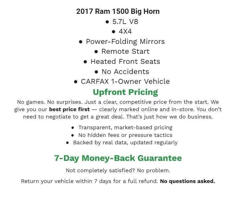 2017 RAM 1500