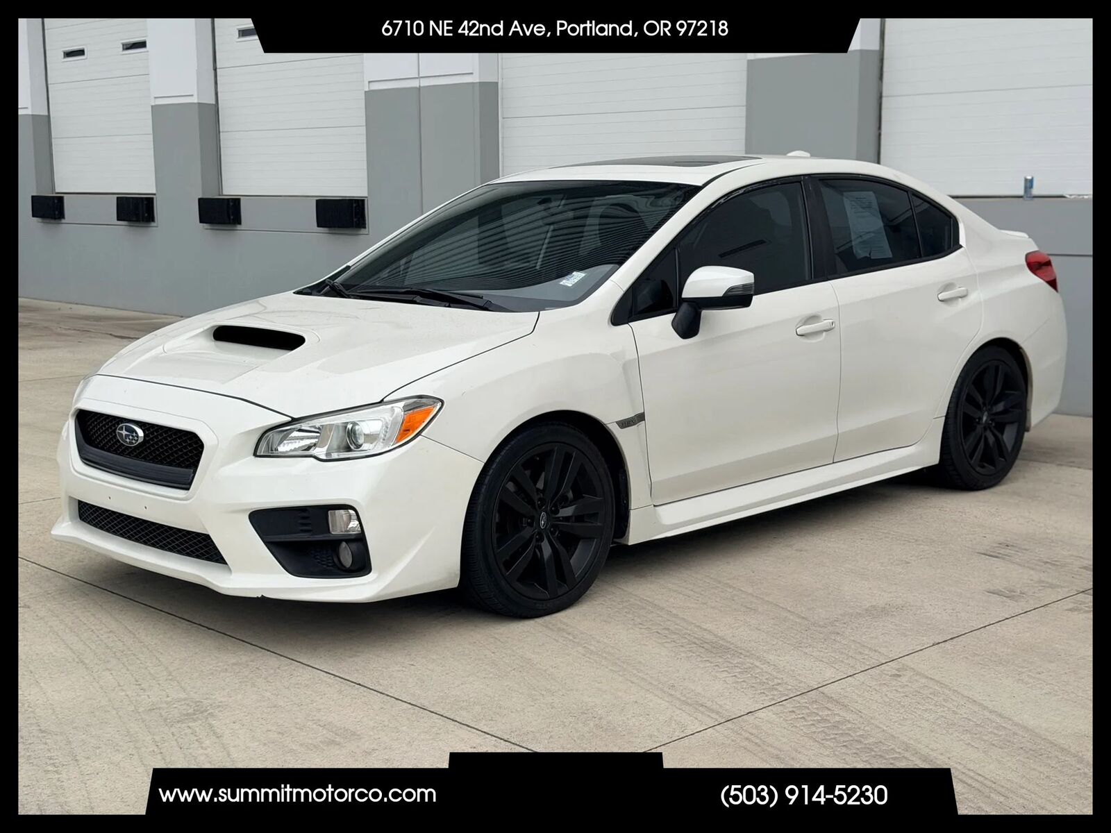 2016 SUBARU WRX