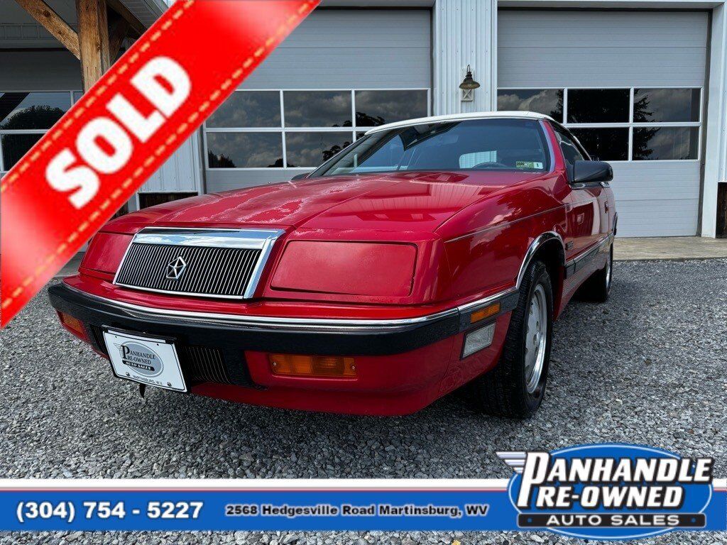 1989 CHRYSLER LeBaron