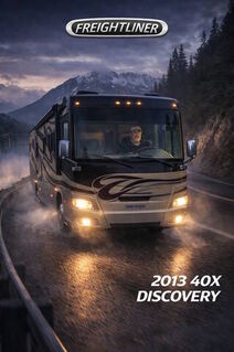 2013 FREIGHTLINER XC-M Modular Rail Rear Engine Motor Home Chassis