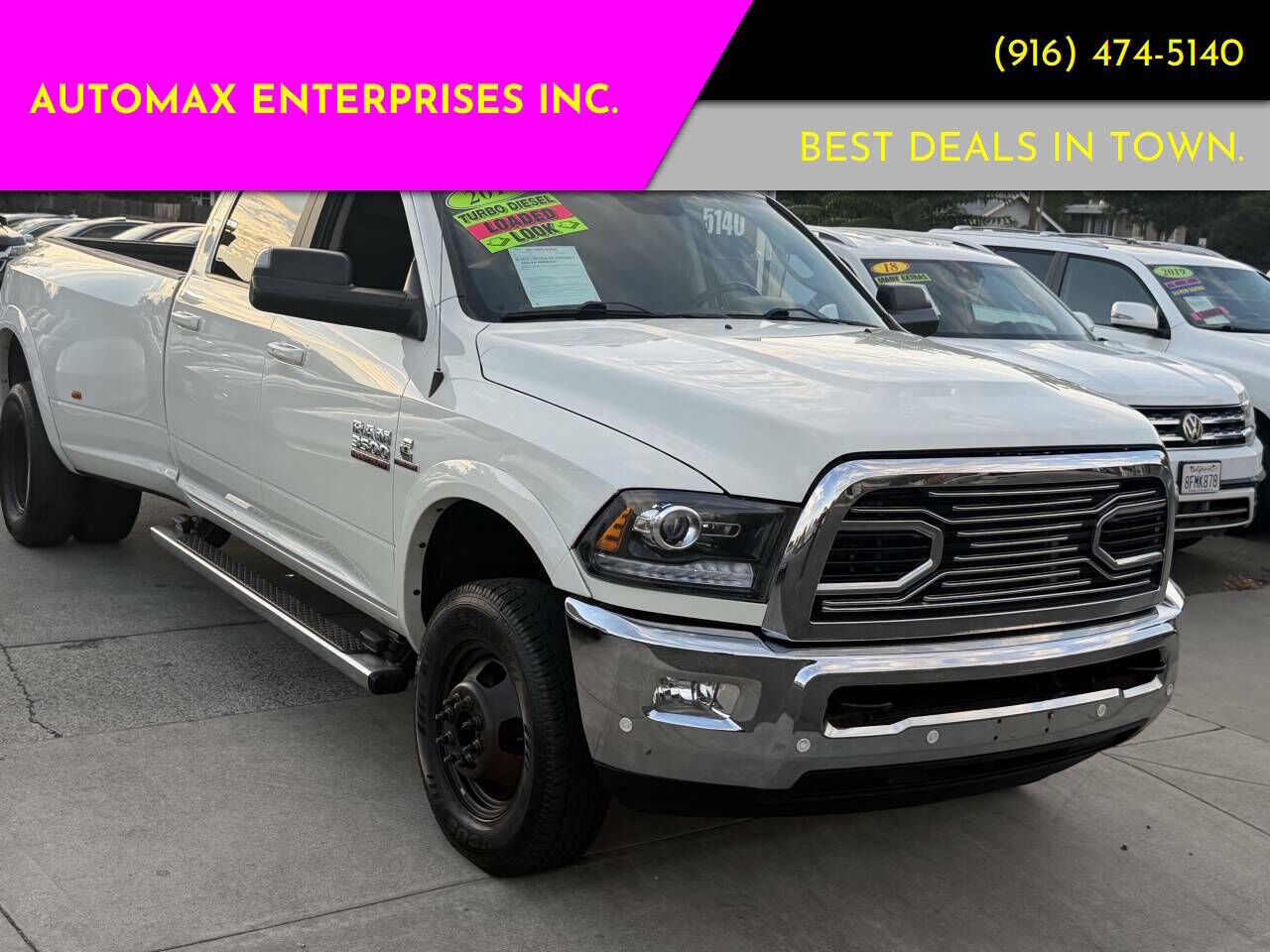 2018 RAM 3500