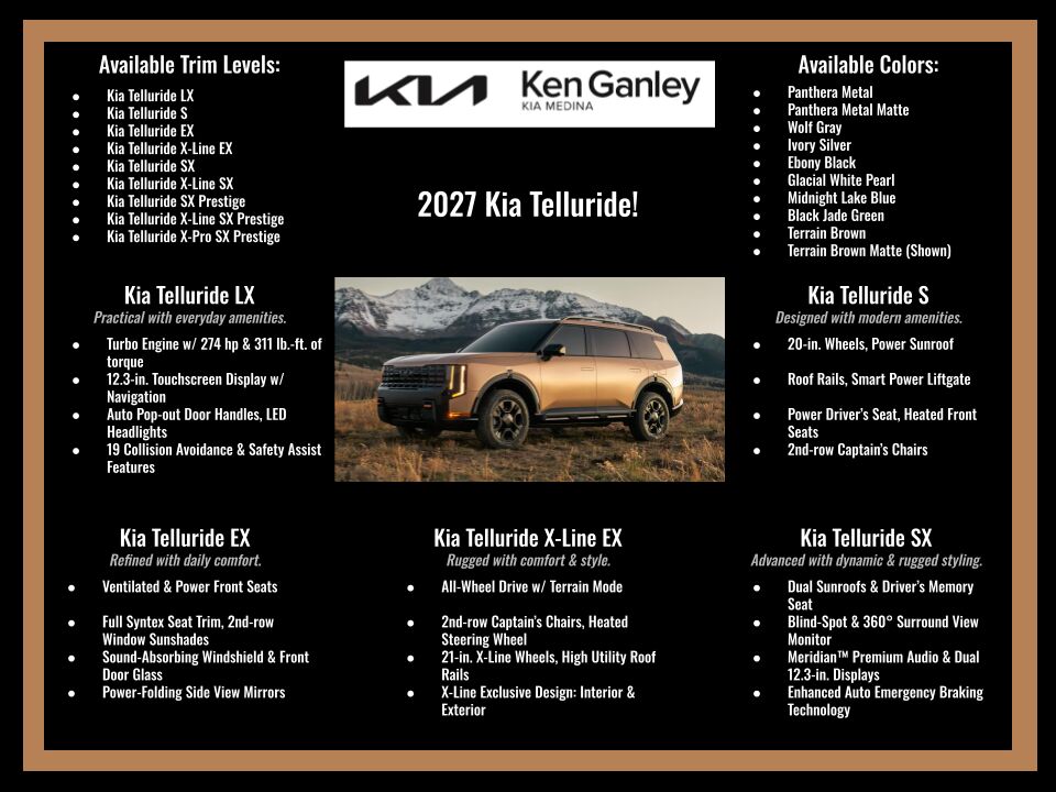 2027 KIA Telluride