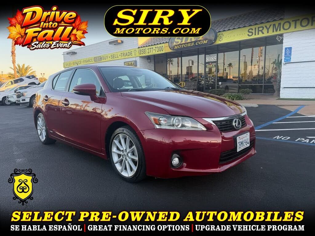 2012 LEXUS CT