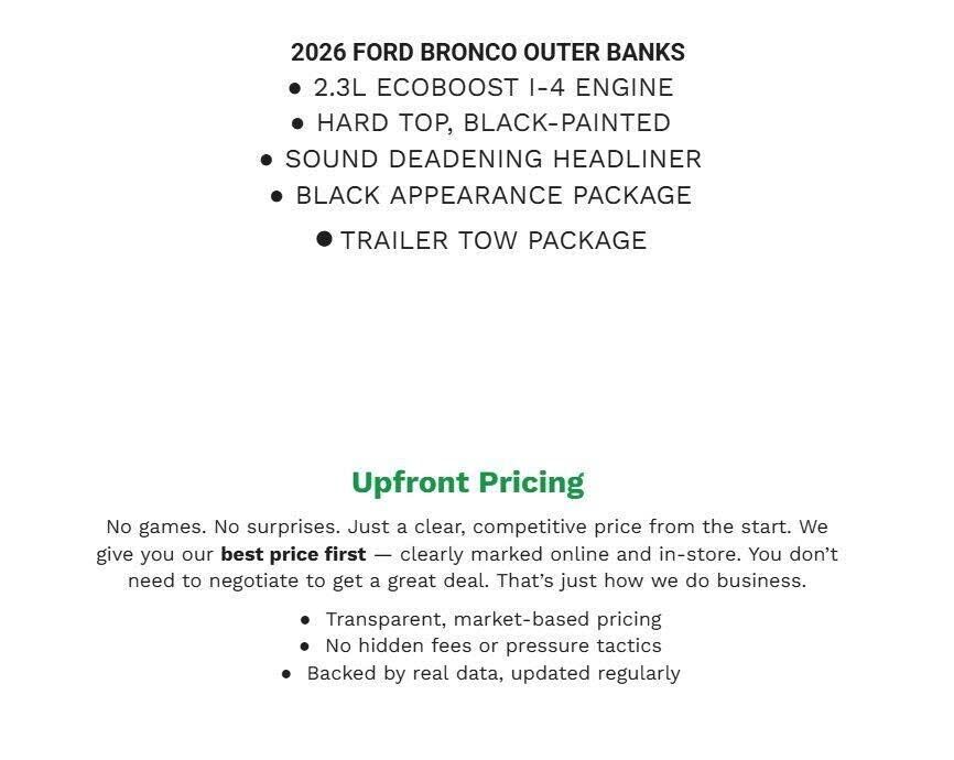 2026 FORD Bronco