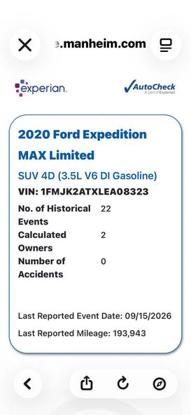 2020 FORD Expedition
