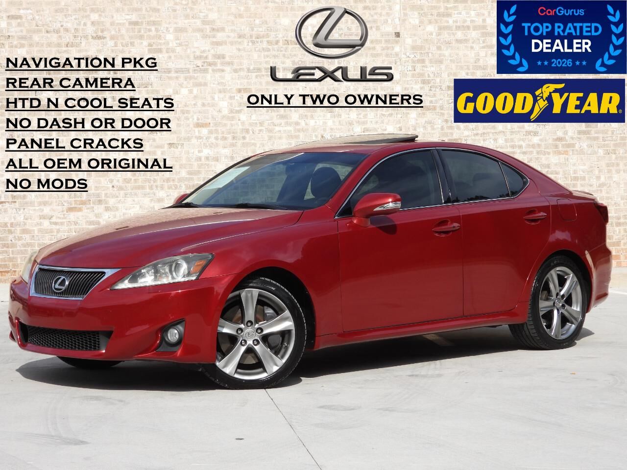 2012 LEXUS IS