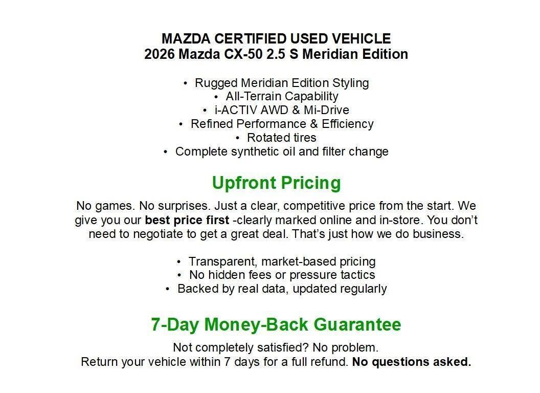 2026 MAZDA CX-50