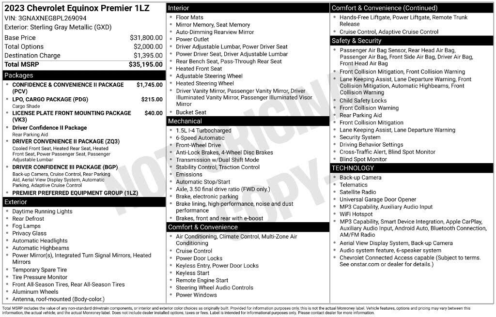 2023 CHEVROLET Equinox
