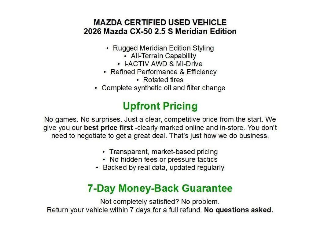 2026 MAZDA CX-50