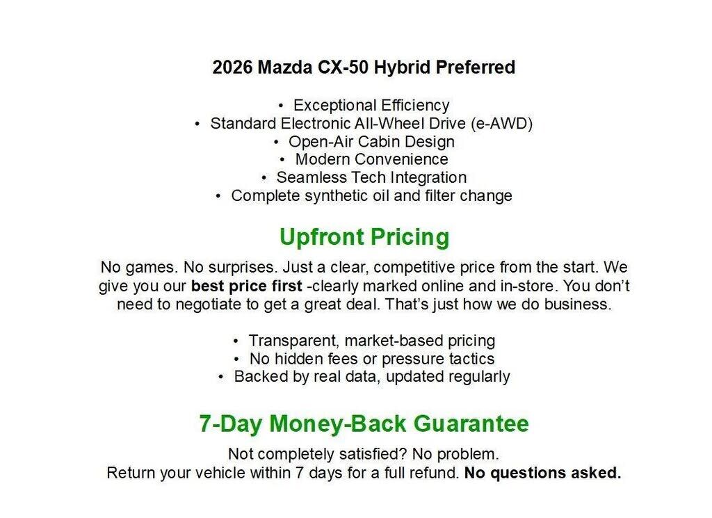 2026 MAZDA CX-50