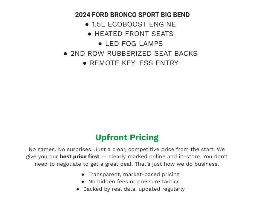 2024 FORD Bronco