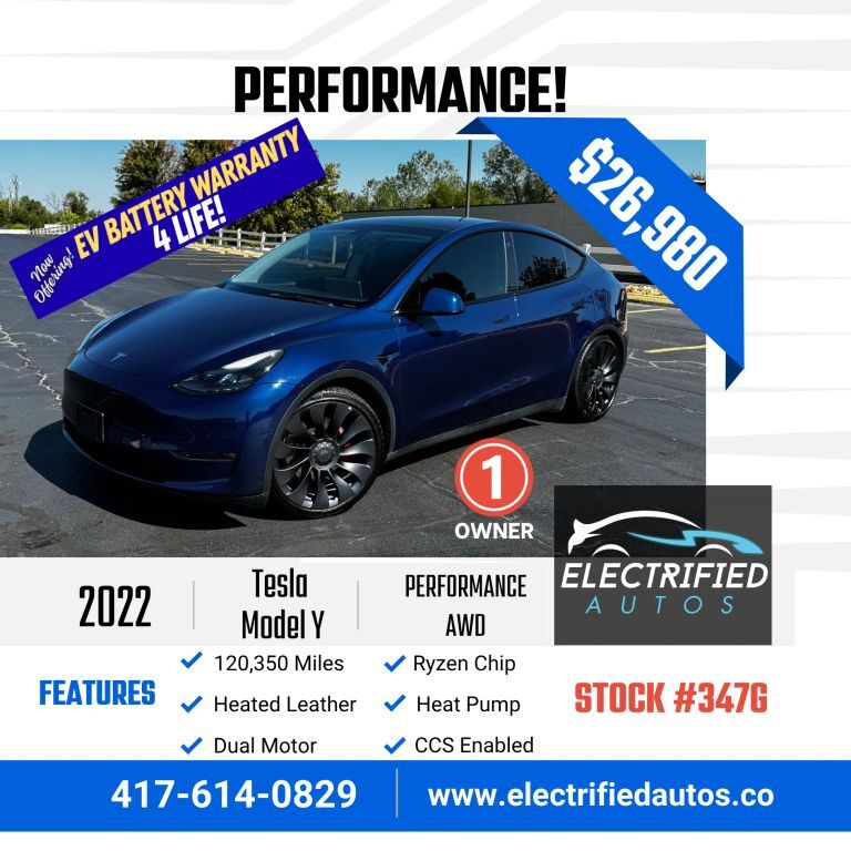 2022 TESLA Model Y