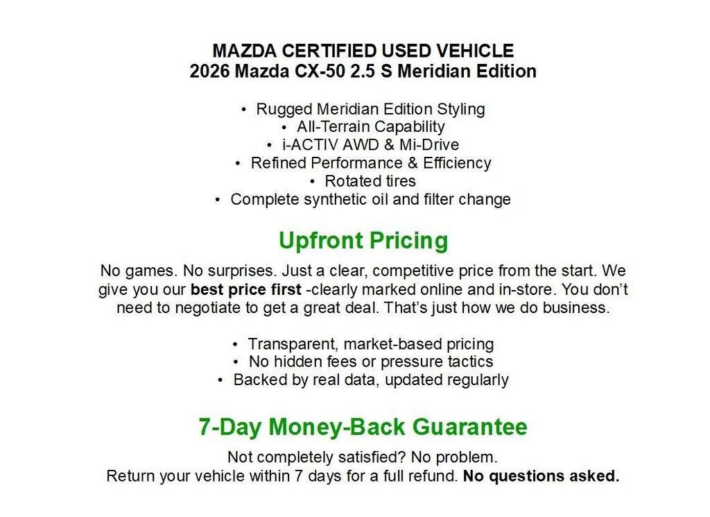 2026 MAZDA CX-50